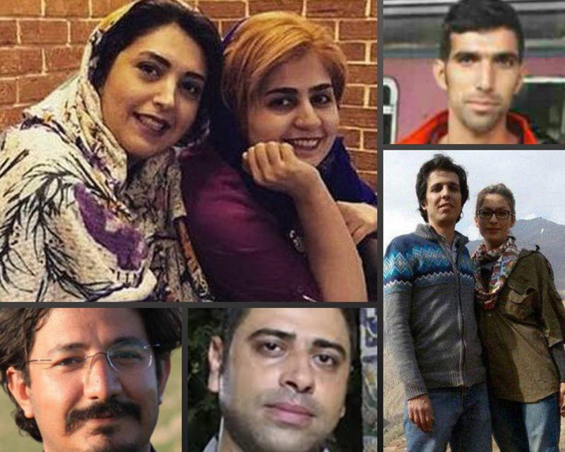 Sepideh Qolian, Amir Amirqoli, Asal Mohammadi, Amir Hossein Mohammadi Fard, and Sanaz Allahyari were each sentenced to 18 years of prison on the charges of “assembly and collusion to act against national security”, “membership in the Gam” (a publication they wrote for), “spreading propaganda against the state”, and “publishing lies”.
