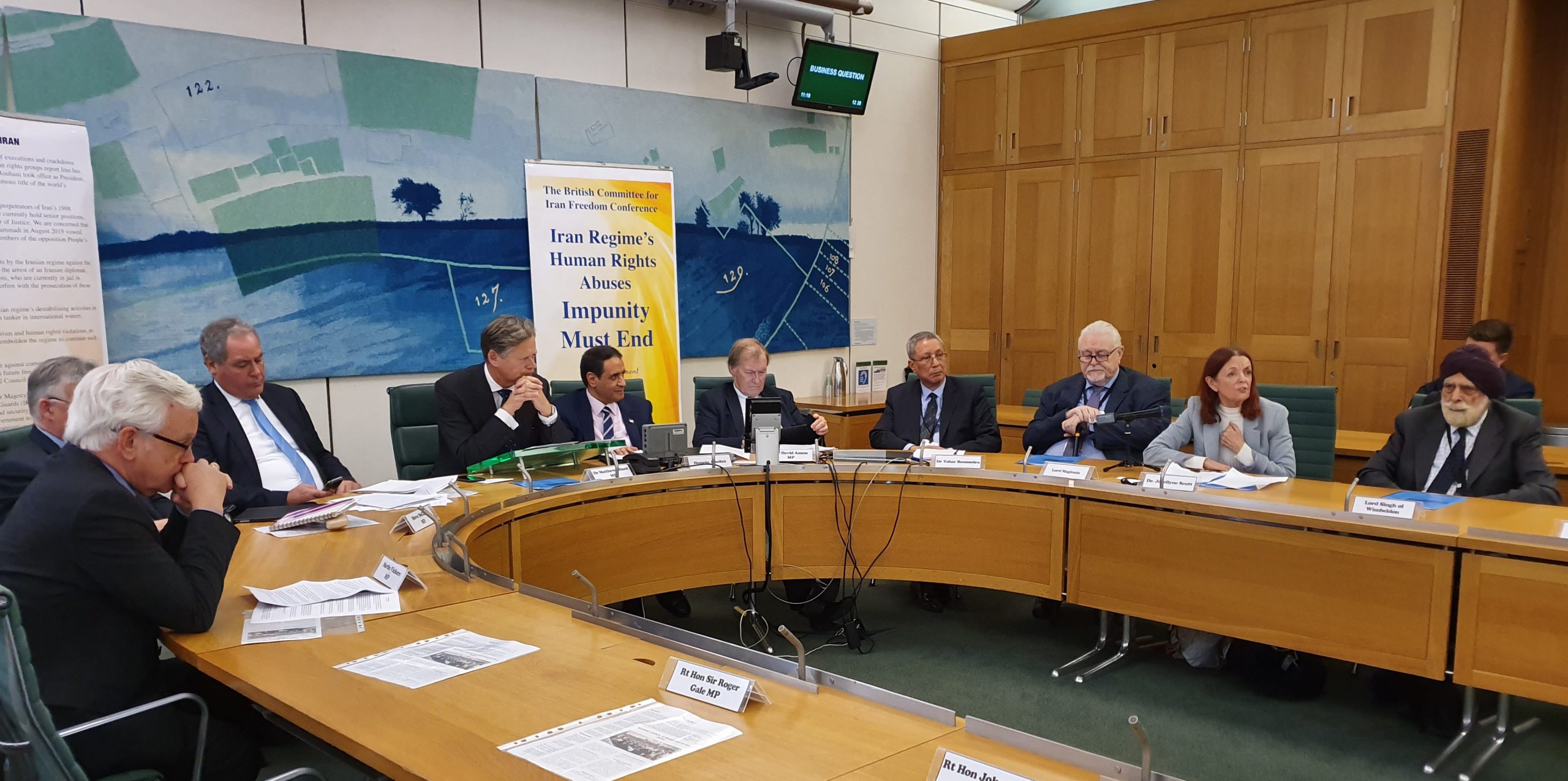 Conference in the UK Parliament about Human Rights Violations in Iran Conference on situation of human rights in Iran, held at the house of commons- October 17, 2019