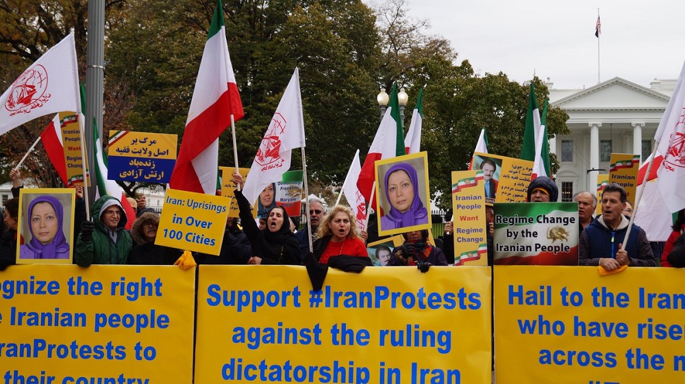 Iranian Americans Rally in Solidarity With the Ongoing Uprising in Iran 