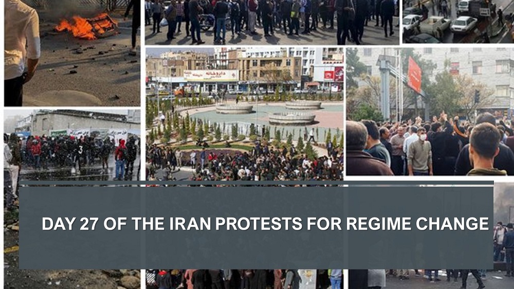 December 11, is the 27th day of the nationwide Iran protests for regime change Day 27 of the Iran Protests for Regime Change