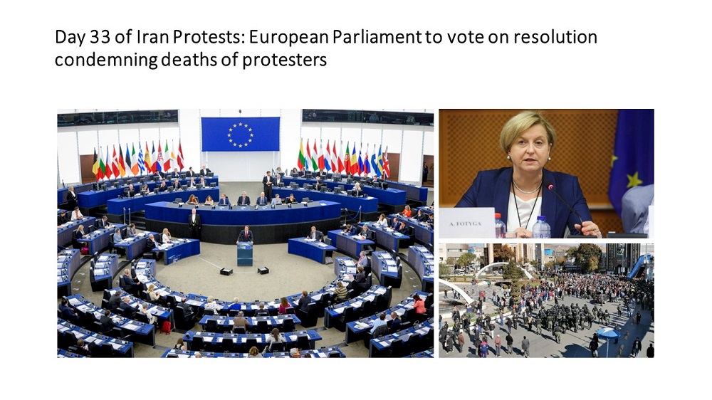 MEPs Set to Vote on Resolution Condemning Violent Crackdown of Iran Protests Day 33 of Iran Protests: European Parliament to Vote on Resolution Condemning Deaths of Protesters